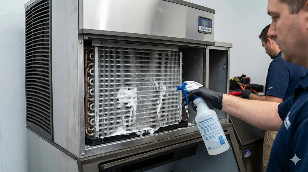 Mantenimiento Preventivo en Máquinas de Hielo